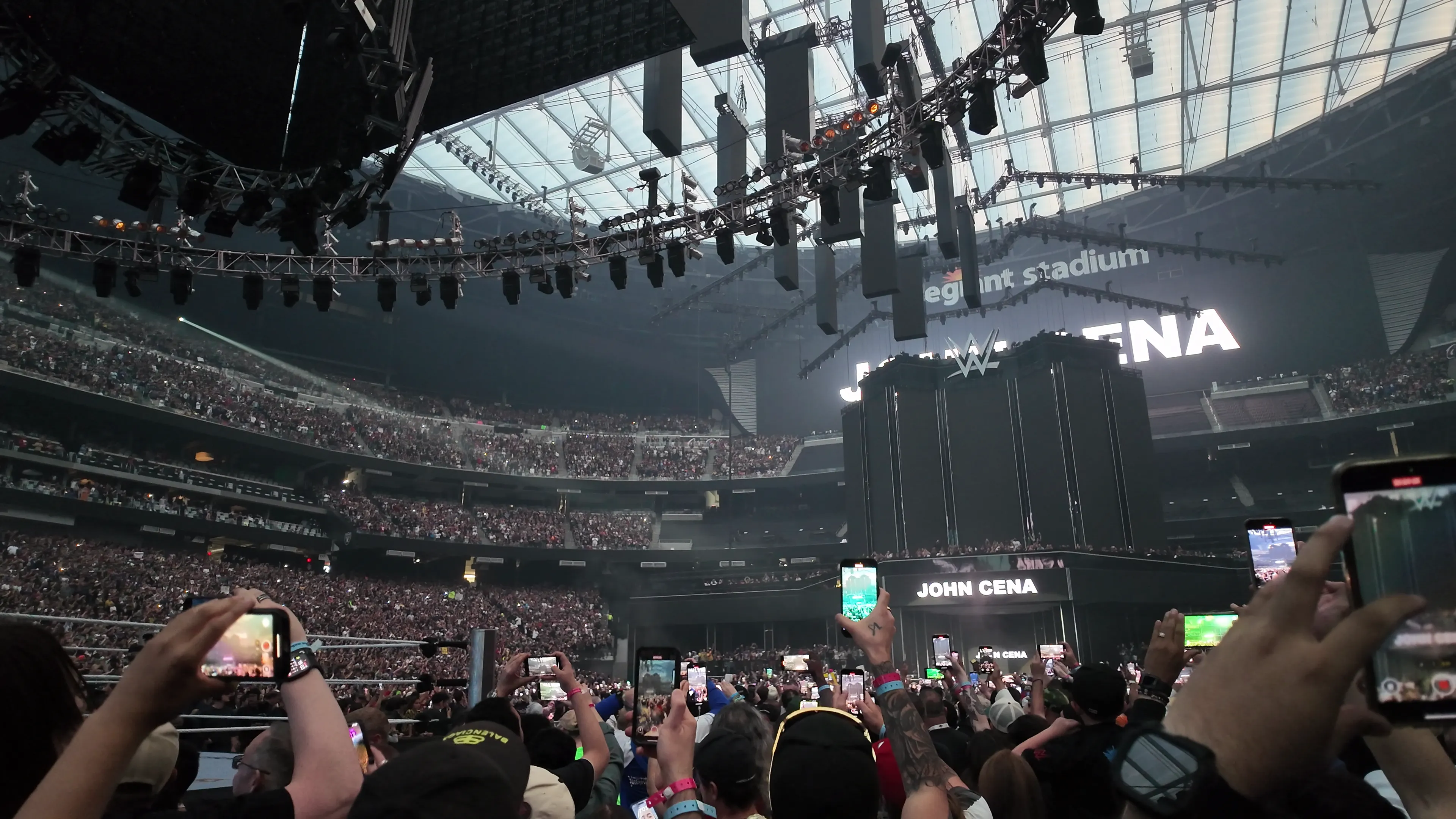 John Cena's final entrance at WrestleMania 41.